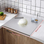 Stainless Steel Cutting Board | Durable Kitchen Surface With Raised Edge