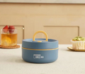 Insulated Stainless Steel Lunch Box | Double Container Set with Thermal Bag