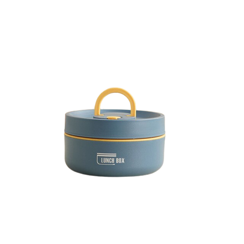 Insulated Stainless Steel Lunch Box | Double Container Set with Thermal Bag