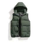 Winter Puffer Vest | Hooded Quilted Design