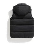 Winter Puffer Vest | Hooded Quilted Design