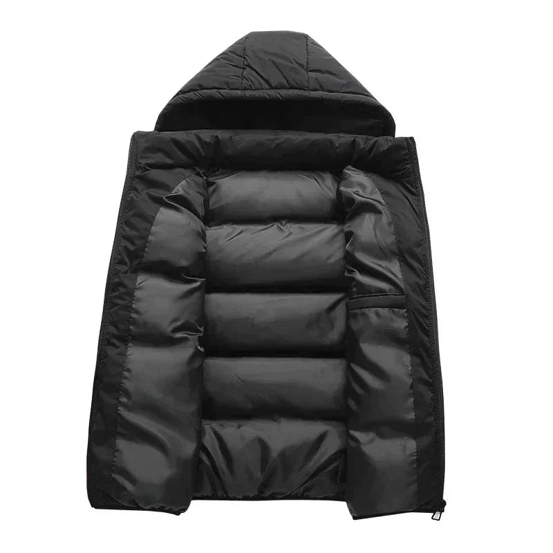 Winter Puffer Vest | Hooded Quilted Design