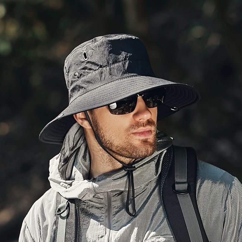 Outdoor Sun Hat | Wide Brim UV Protection with Chin Strap