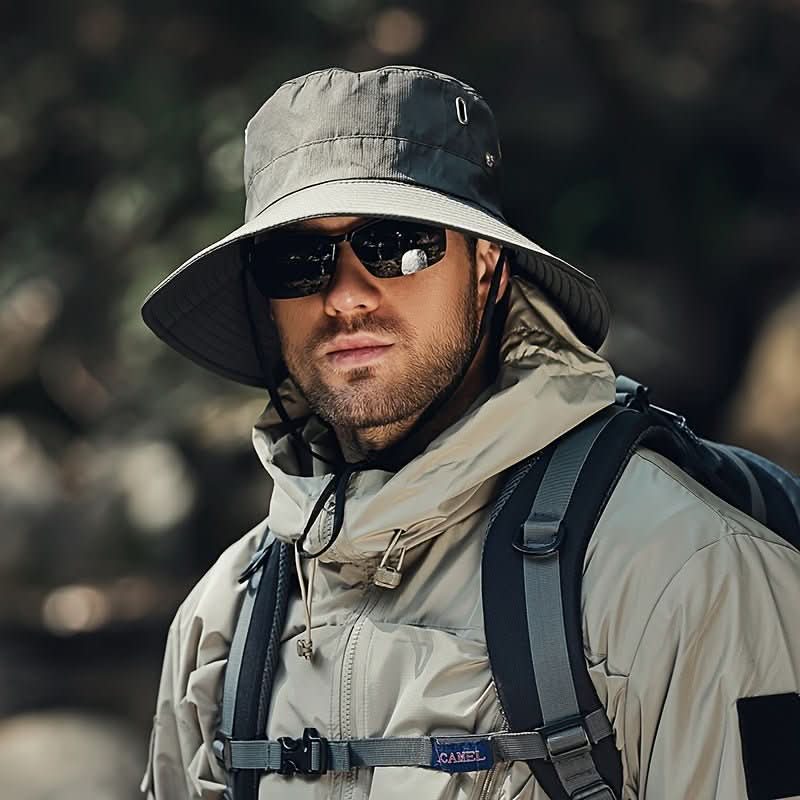 Outdoor Sun Hat | Wide Brim UV Protection with Chin Strap