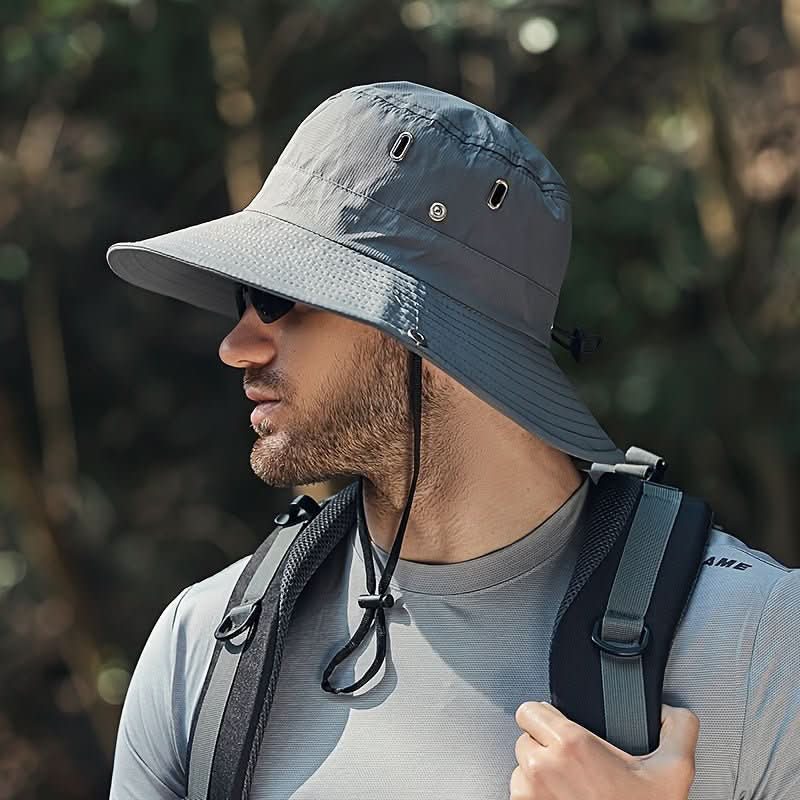 Outdoor Sun Hat | Wide Brim UV Protection with Chin Strap