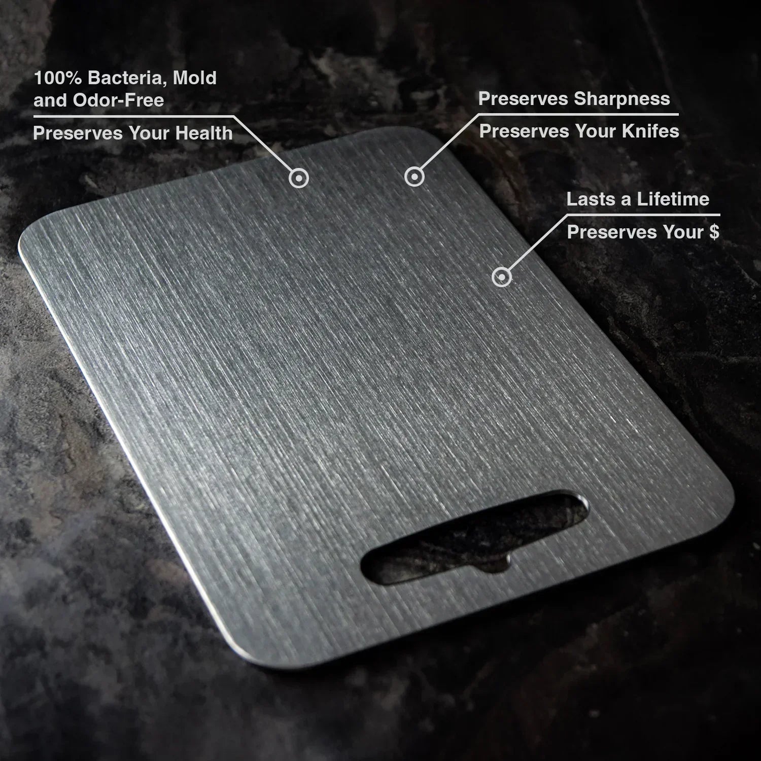 Titanium Cutting Board | Professional Non-Toxic Kitchen Surface