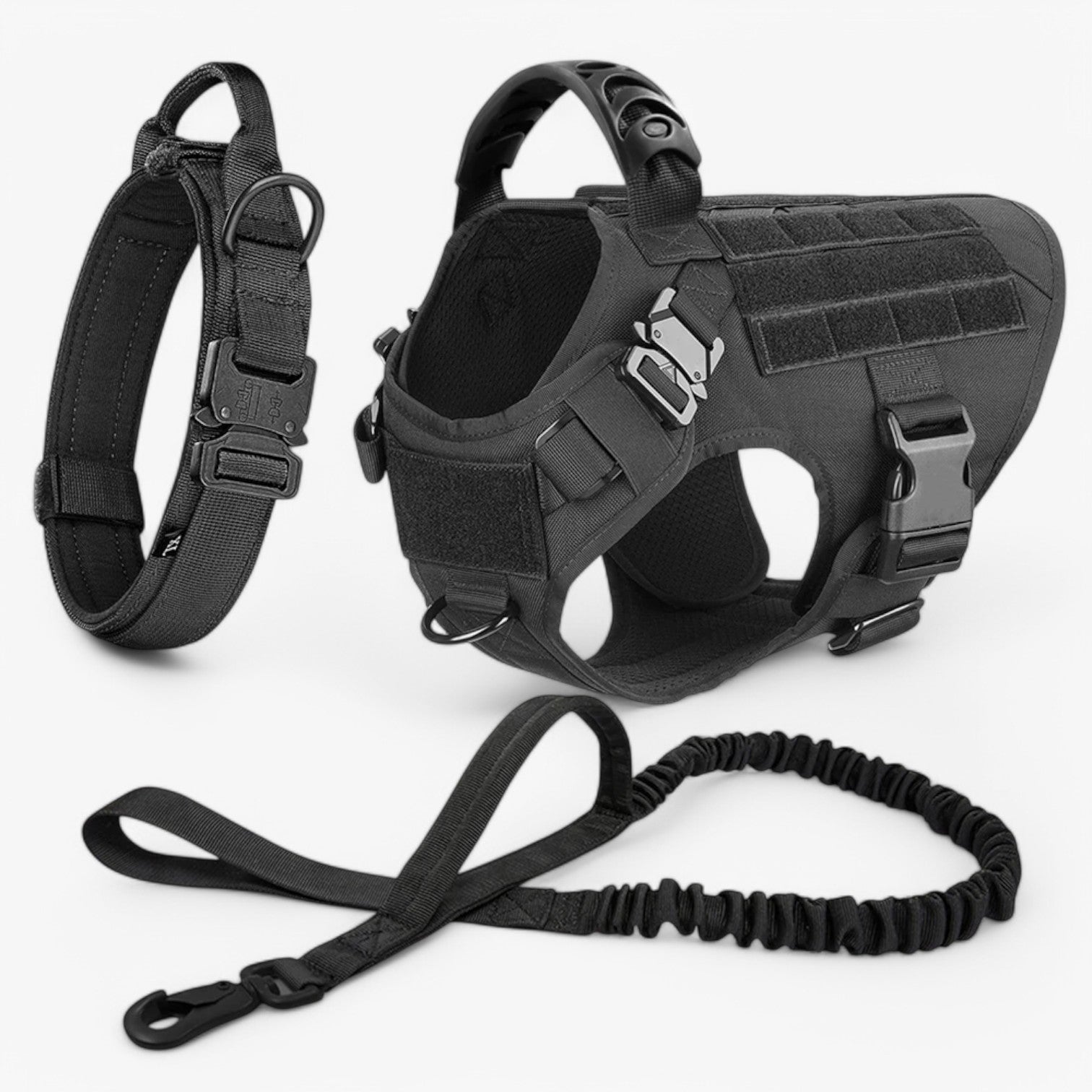 Military Grade Dog Harness | Tactical Training Vest with Quick-Release System