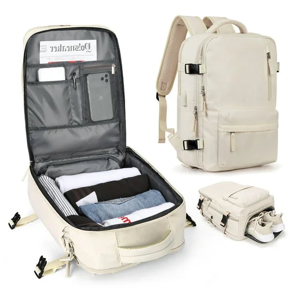 Women's Travel Backpack | USB Charging Port and Anti-Theft Design