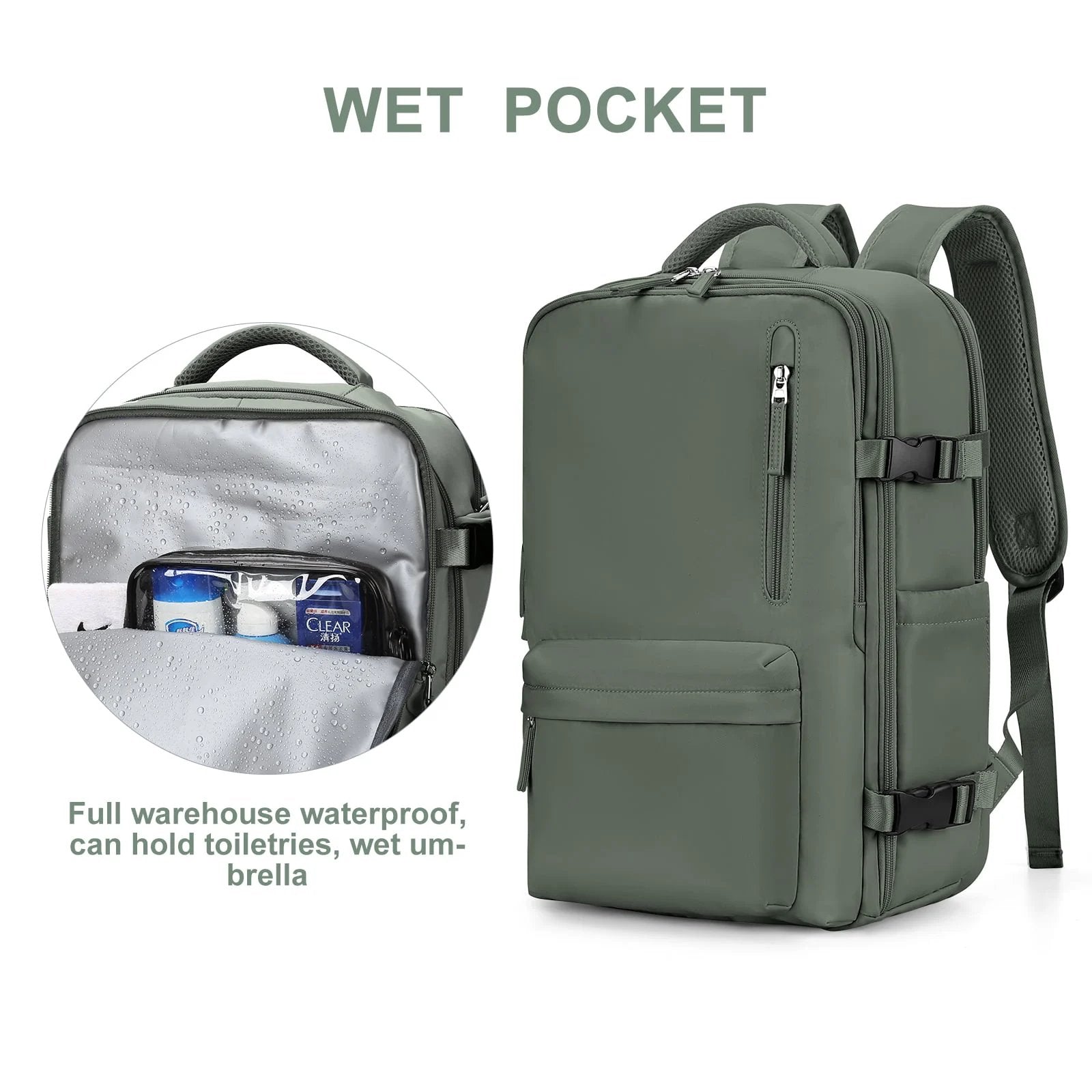 Women's Travel Backpack | USB Charging Port and Anti-Theft Design