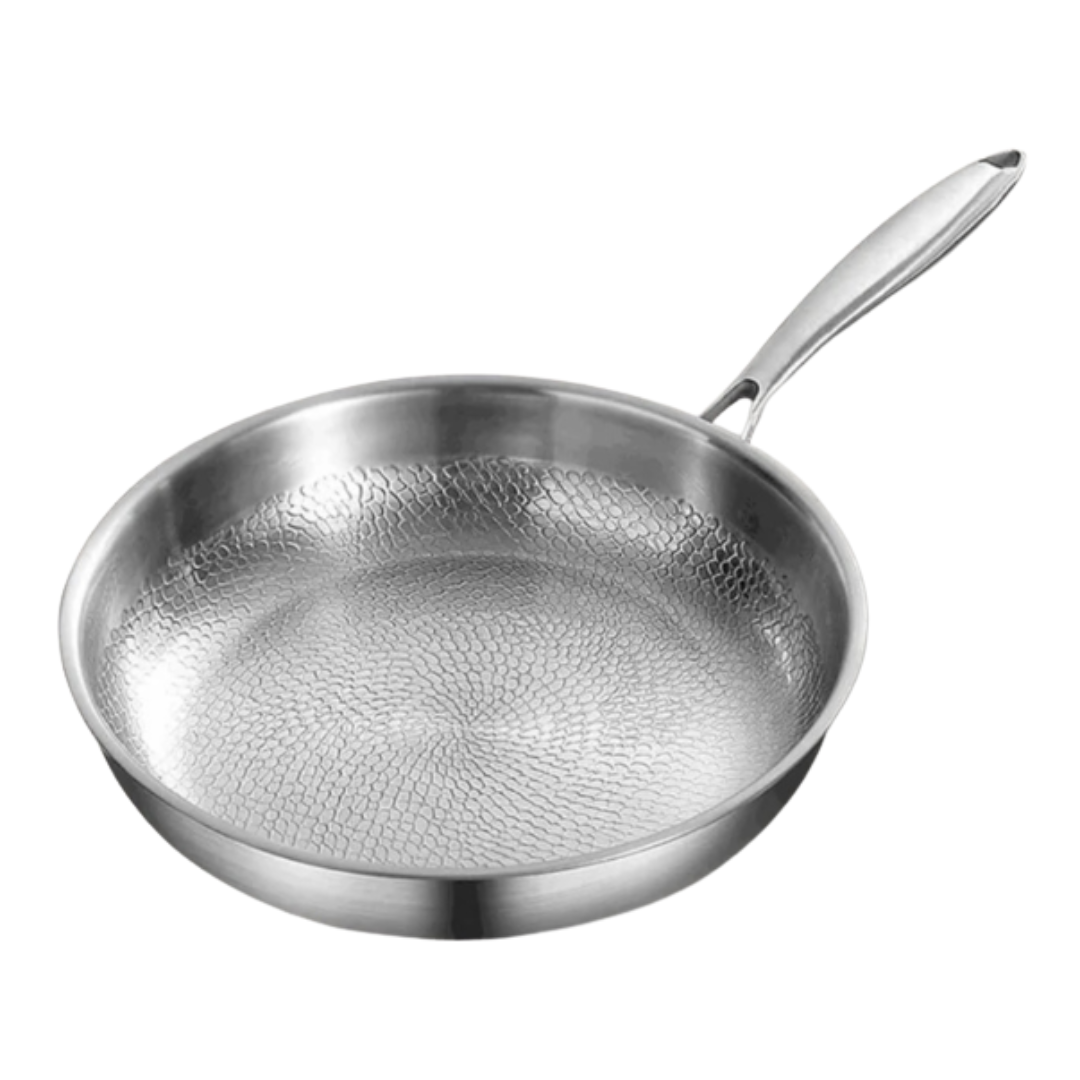 Titanium Cookware Set | PFAS-Free Hammered Pan with Utensils Bundle