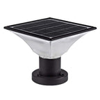 Solar Pillar Light | Modern Aluminum Post Light With 3-Color LED
