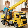 Construction Crane Truck | Interactive Educational Vehicle with Moving Arm