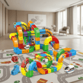 3D Railway Construction Kit | Modular STEM Building Set with Rechargeable Train