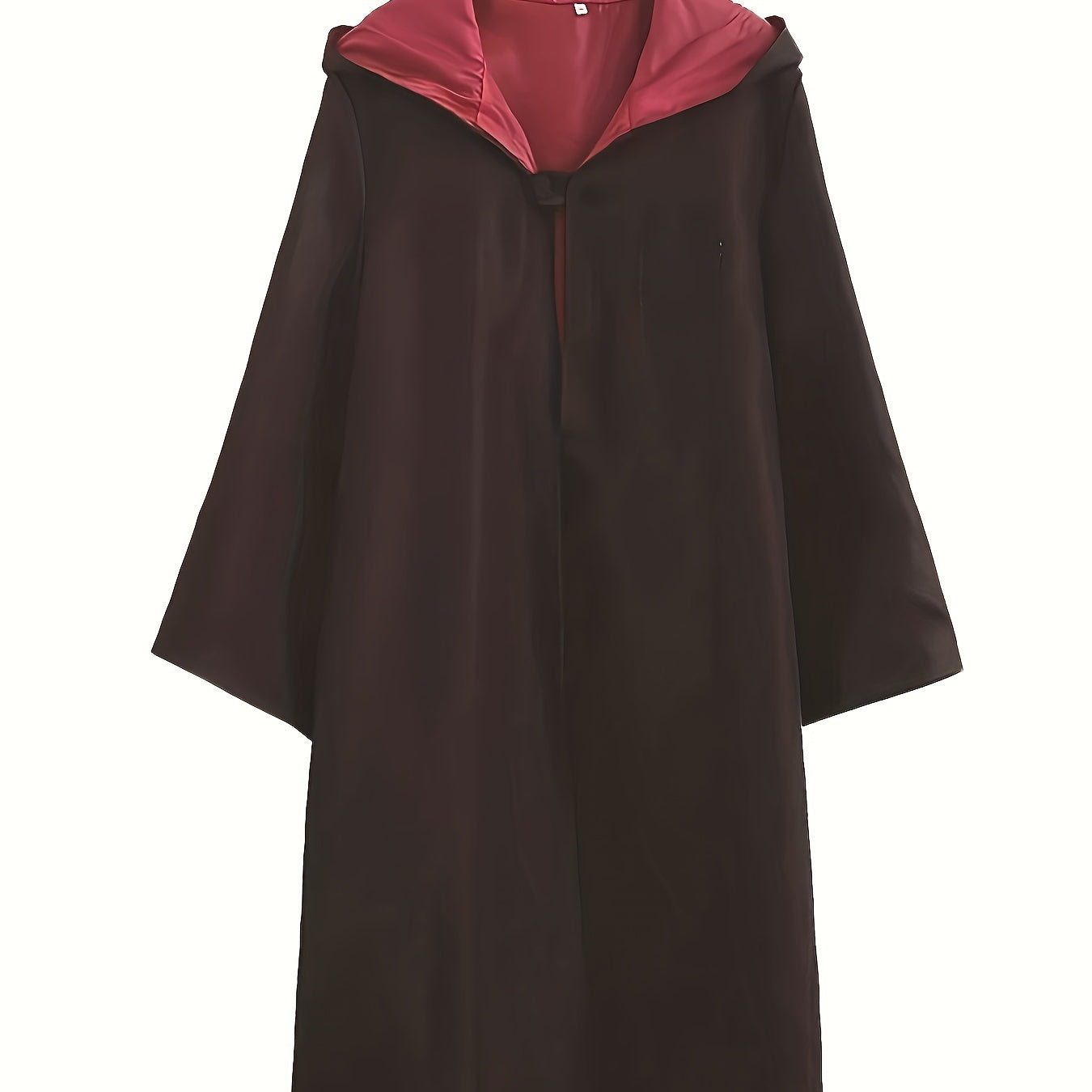 Hooded Halloween Robe | Reversible Brown and Red Design