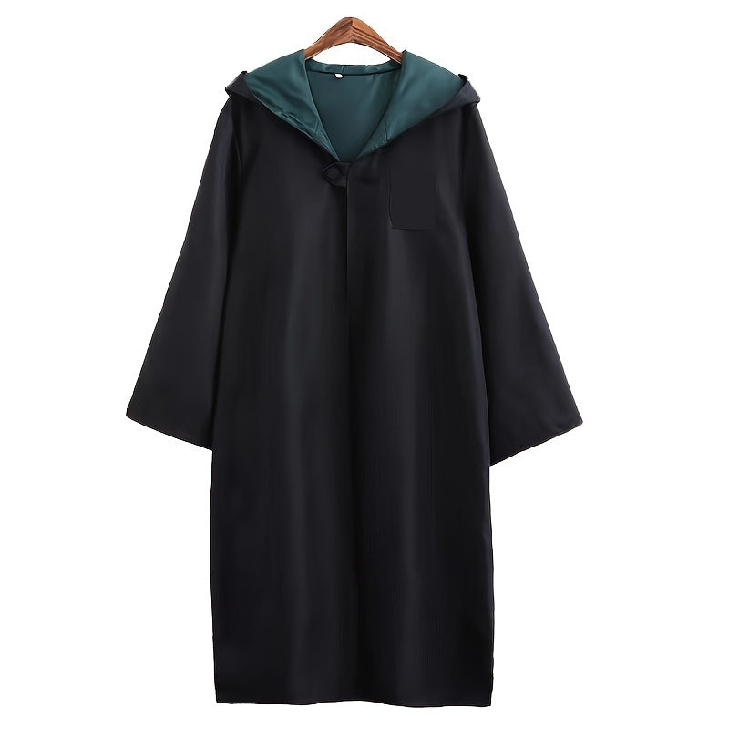 Hooded Halloween Robe | Reversible Brown and Red Design