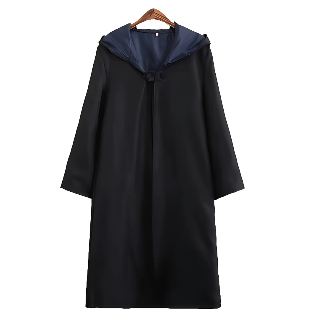 Hooded Halloween Robe | Reversible Brown and Red Design