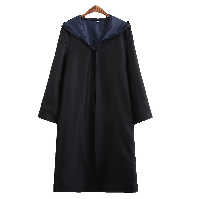 Hooded Halloween Robe | Reversible Brown and Red Design