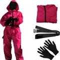 Unisex Halloween Jumpsuit | Hooded Front-Zip Costume with Accessories