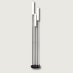 Modern LED Floor Lamp | Triple Light Aluminum Design
