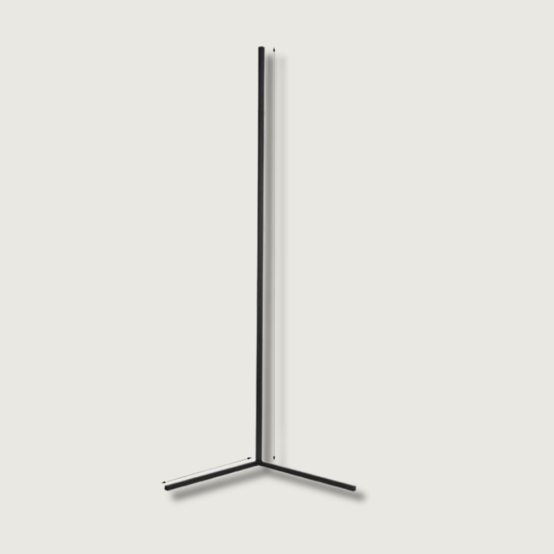 Modern Corner Floor Lamp | RGB Color Changing LED Design