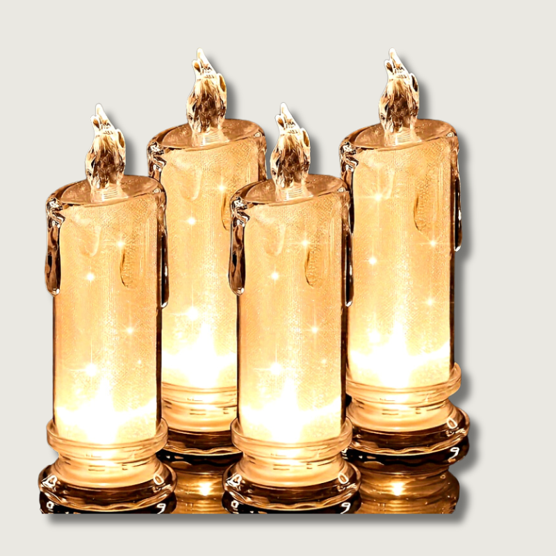 LED Flameless Candles | Warm White Ambient Light Set
