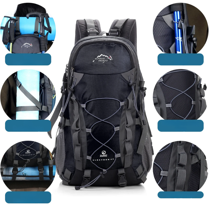 Outdoor Hiking Backpack | 40L Waterproof Storage With Ergonomic Design