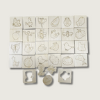Montessori Drawing Templates | Wooden Educational Art Set