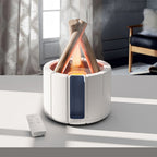 Ambient Diffuser Lamp | Flame Effect Humidifier with Remote