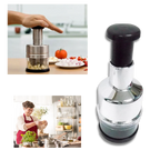 Stainless Steel Vegetable Chopper | Manual Press Design