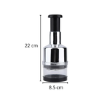 Stainless Steel Vegetable Chopper | Manual Press Design