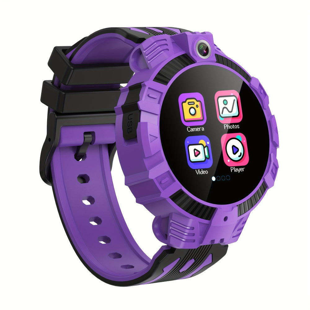 Kids Smart Watch | Touch Screen Camera Purple Design