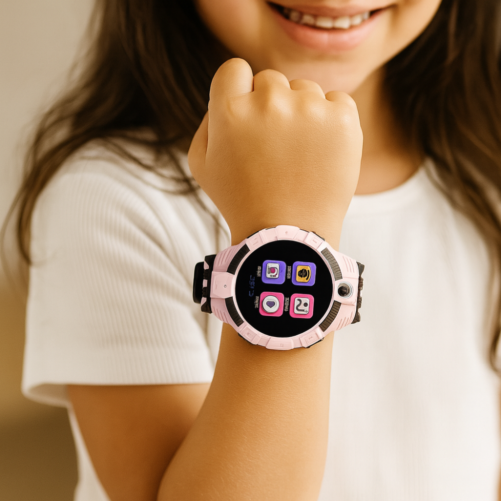 Kids Smart Watch | Touch Screen Camera Purple Design