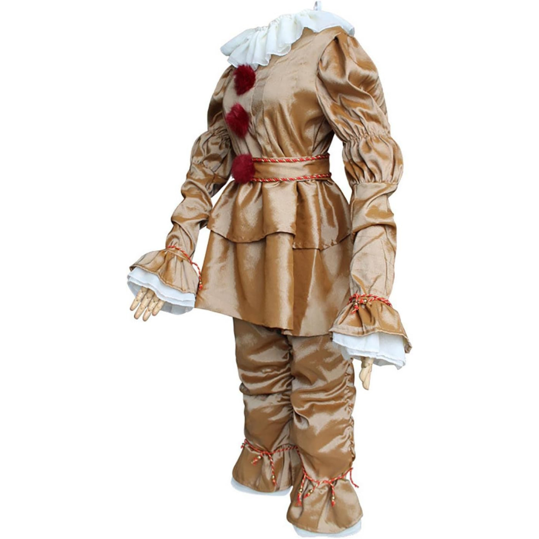 Vintage Halloween Clown Costume | Victorian Style Ruffled Design
