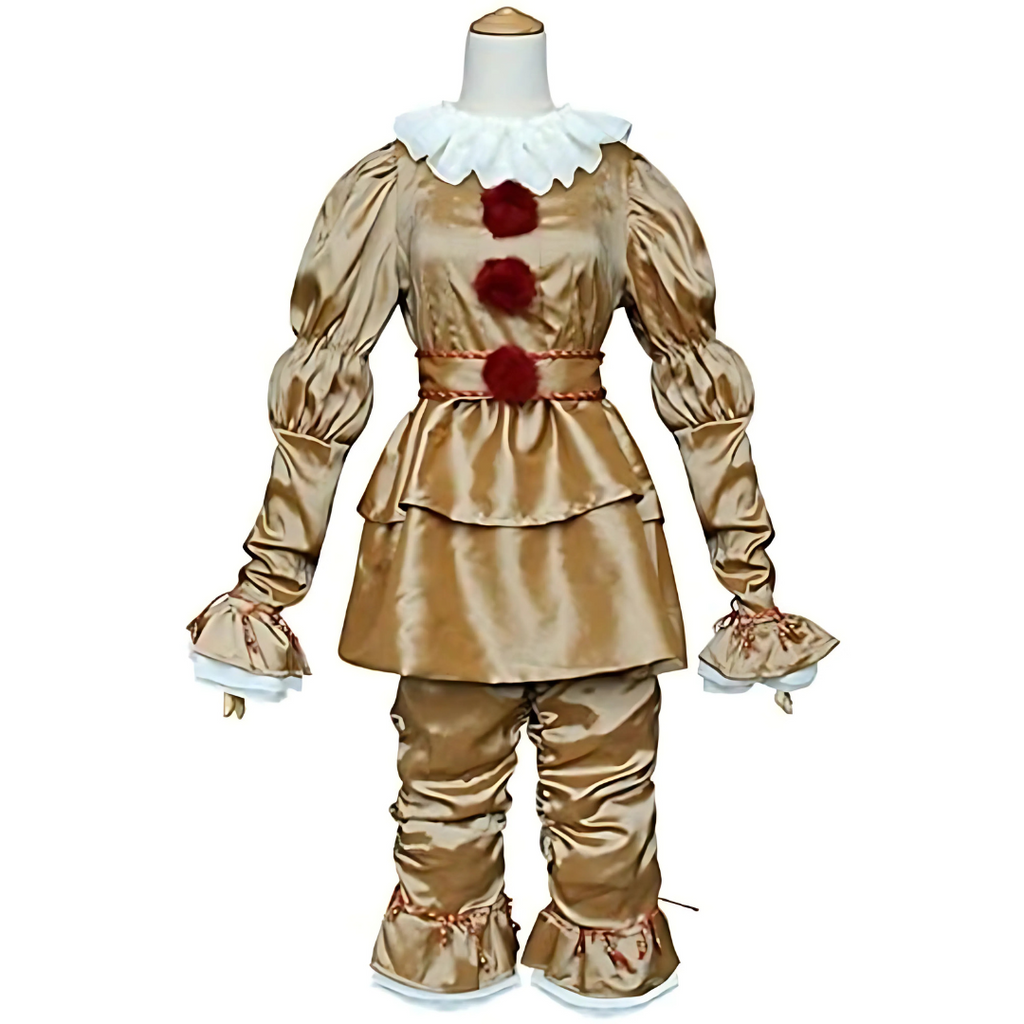Vintage Halloween Clown Costume | Victorian Style Ruffled Design