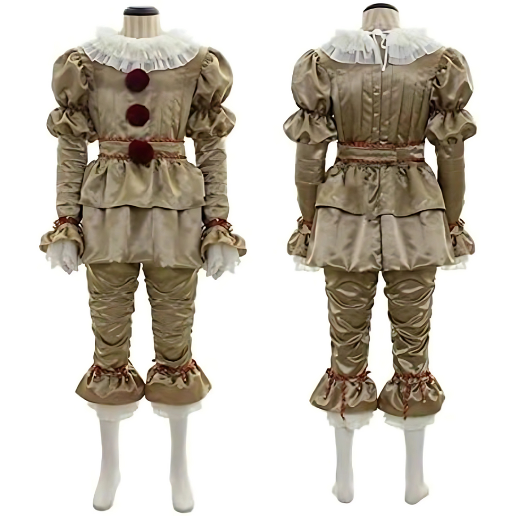 Vintage Halloween Clown Costume | Victorian Style Ruffled Design