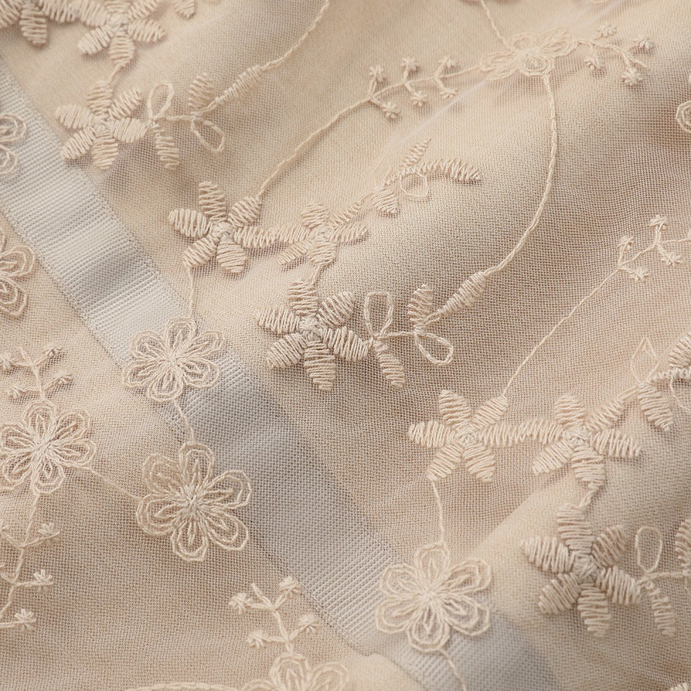 Traditional Dirndl Dress | Vintage Apricot With Lace Apron