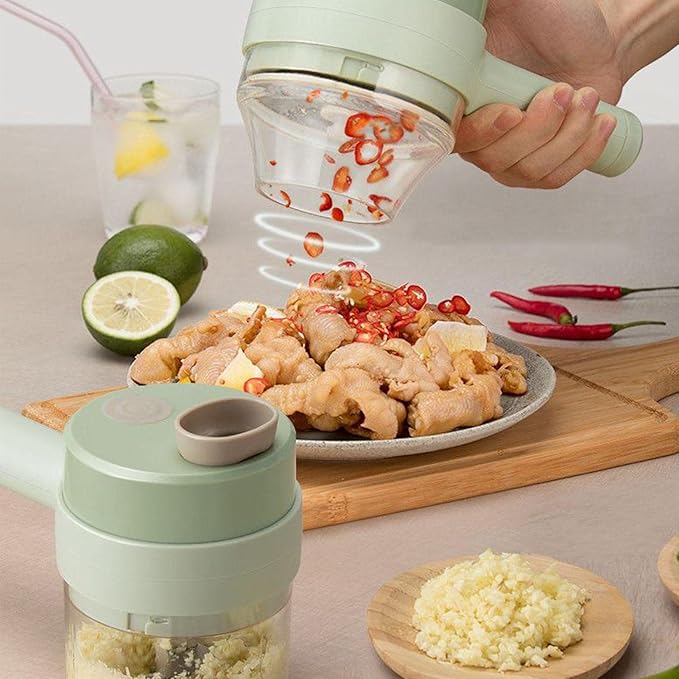 Cordless Electric Vegetable Processor | Compact Mini Food Chopper