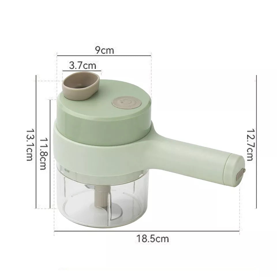 Cordless Electric Vegetable Processor | Compact Mini Food Chopper