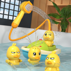 Bath Toy Set | Interactive Shower with Floating Ducks