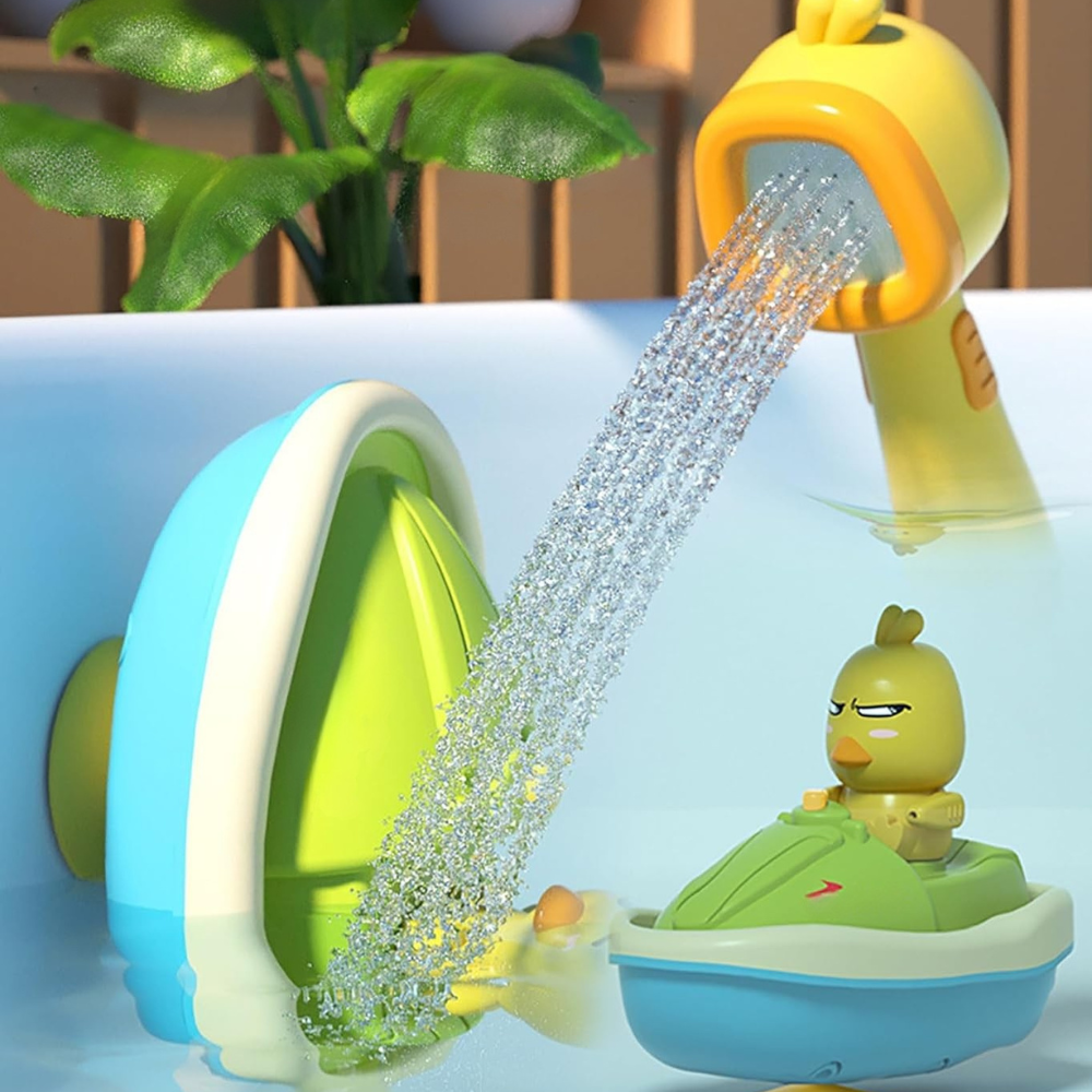 Bath Toy Set | Interactive Shower with Floating Ducks