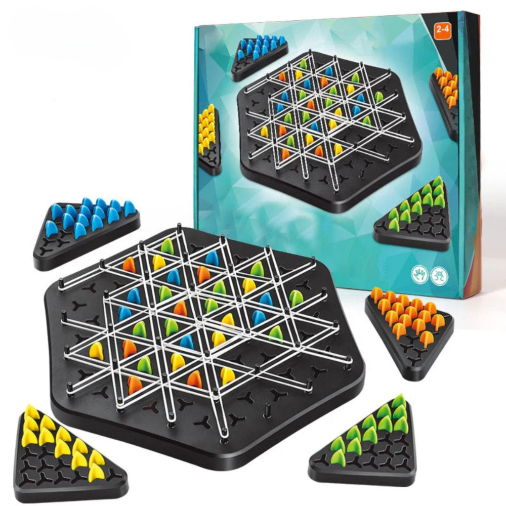 Strategy Board Game | Triangular Puzzle Challenge for Kids