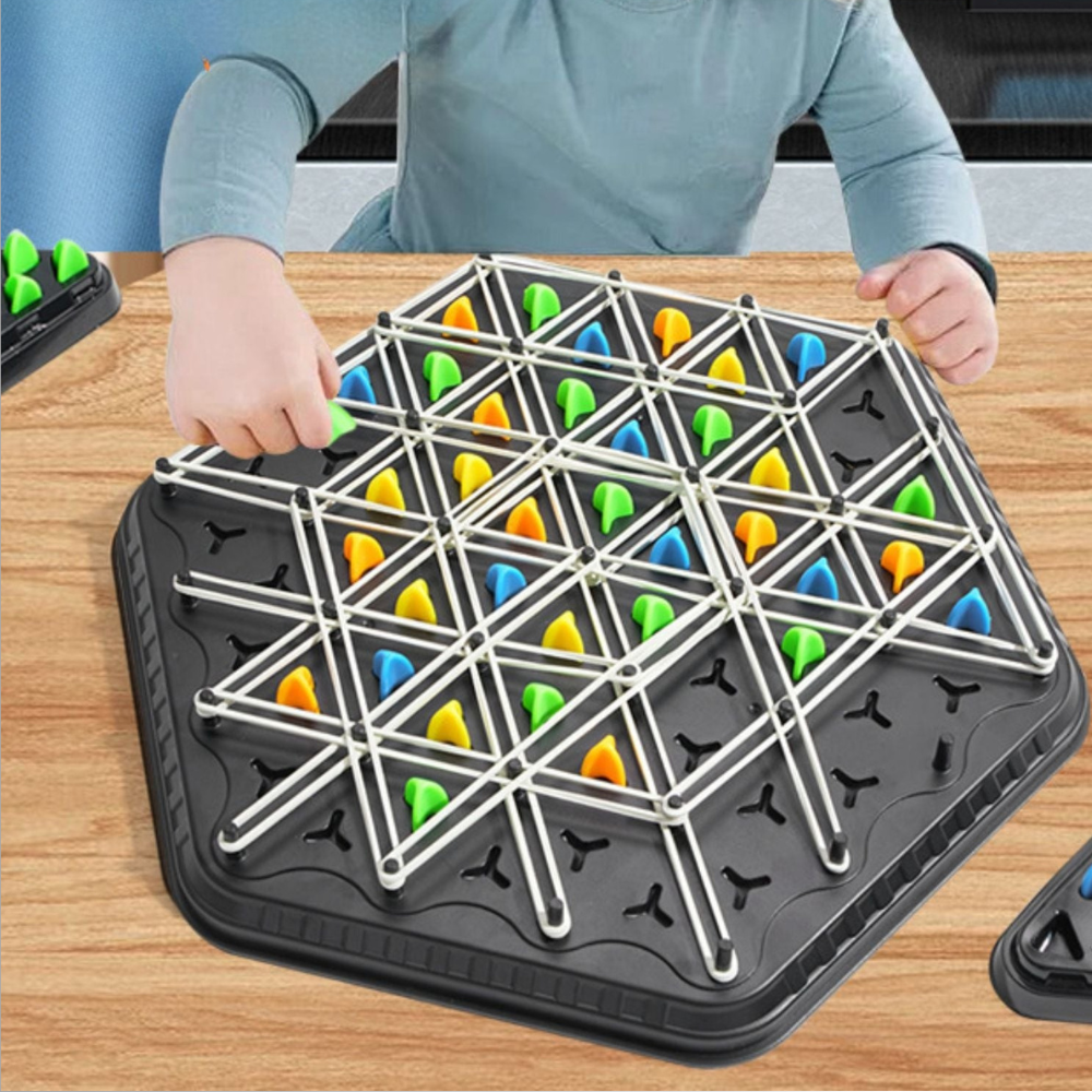 Strategy Board Game | Triangular Puzzle Challenge for Kids