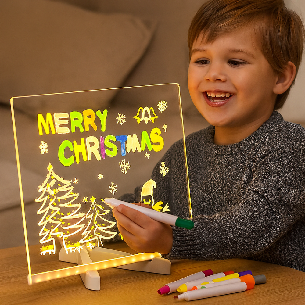 LED Drawing Board Kids | Illuminated Creative Writing Tablet