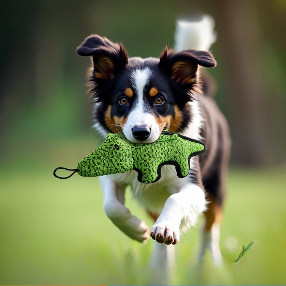 Durable Dog Chew Toy | Heavy-Duty Bear with Built-In Squeaker