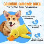 Plush Duck Dog Toy | Soft Squeaky Chew Toy
