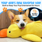 Plush Duck Dog Toy | Soft Squeaky Chew Toy