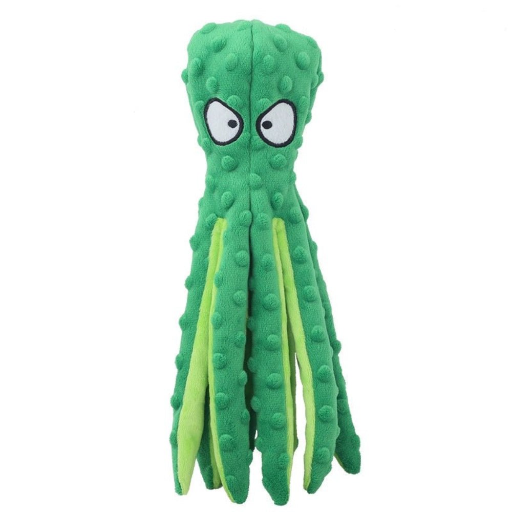 Plush Dog Toy | Crinkle Crocodile with Squeaker