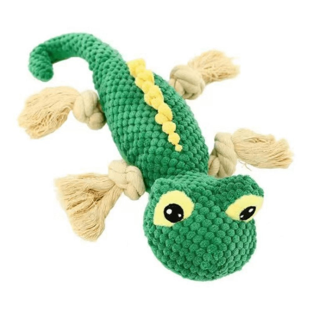 Plush Dog Toy | Crinkle Crocodile with Squeaker