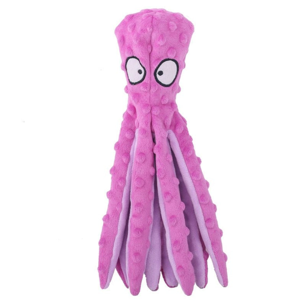 Plush Dog Toy | Crinkle Crocodile with Squeaker