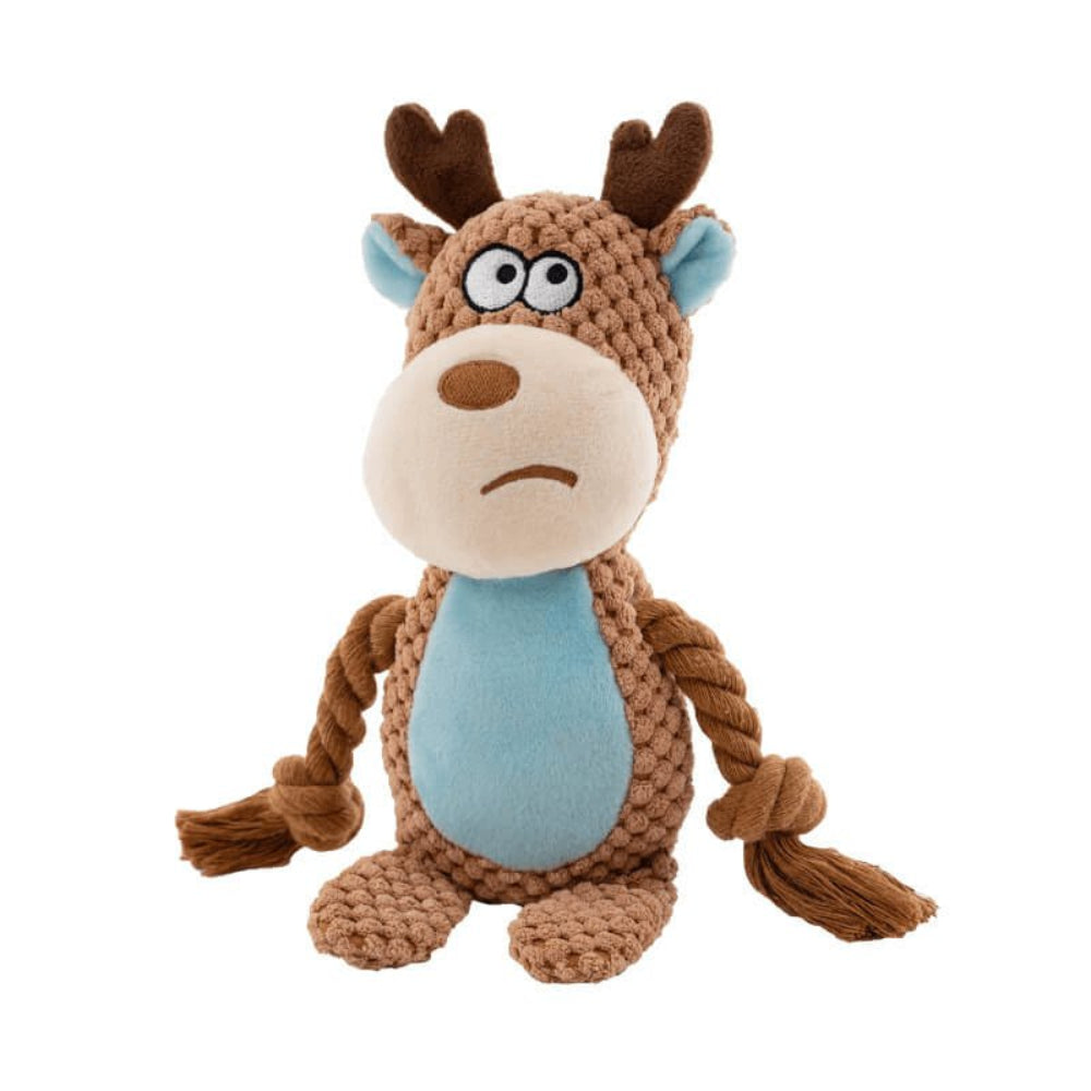 Plush Dog Toy | Crinkle Crocodile with Squeaker